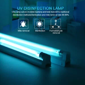 LAMPADA Raggi UV-C 15W UVC G13 GERMICIDA STERILIZZAZIONE AMBIENTI ...